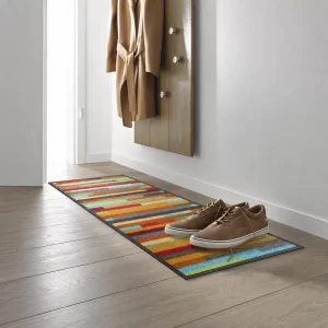 tapis de couloir coloré